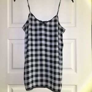 Gingham Cami Top